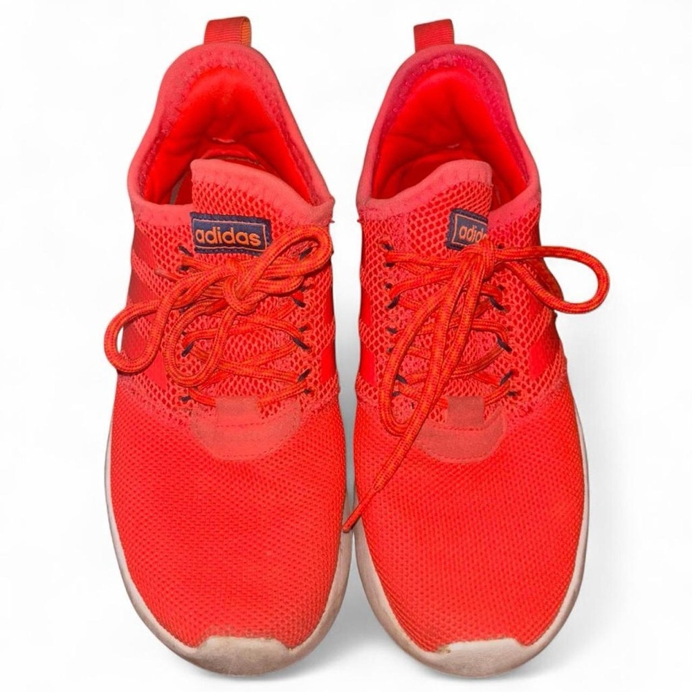 adidas Red Mesh Lace-Up Sneakers